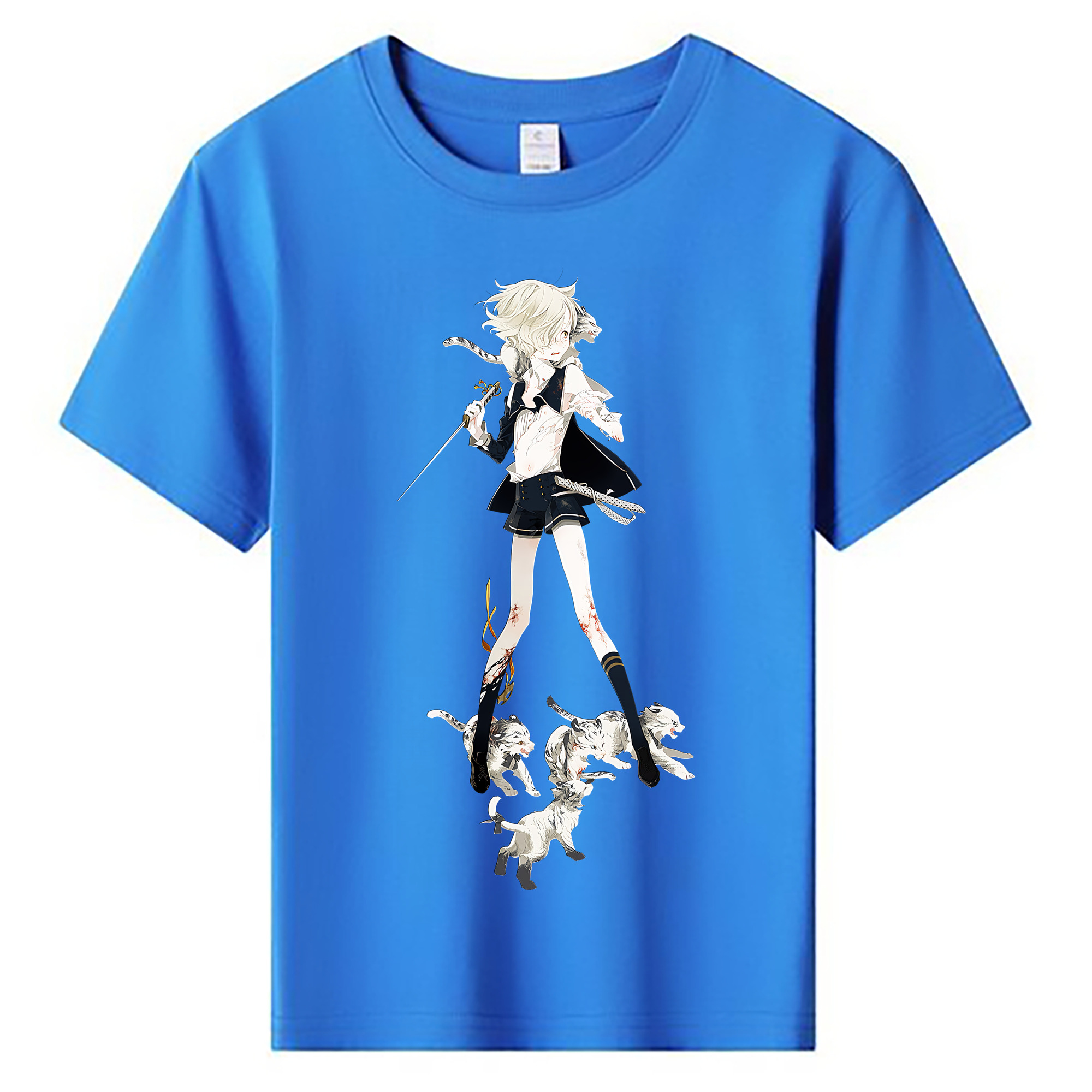 （画像用） 刀剣乱舞 Touken Ranbu 綿100％キッズTシャツ（フロントプリント）